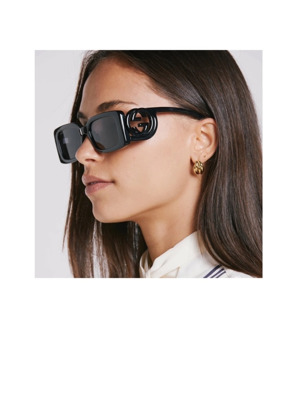 Gucci Chaise Lounge Rectangle Sunglasses